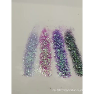 Mixed Glitters with small jar package for cosmetics (nail polish, lipsticks, eye shadow etc. ) Christmas handicraft, etc